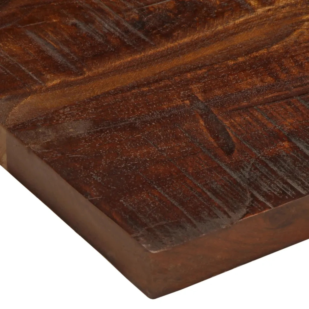 Piano Tavolo 50x20x2,5 cm Rettangolare in Massello di Recupero 371150