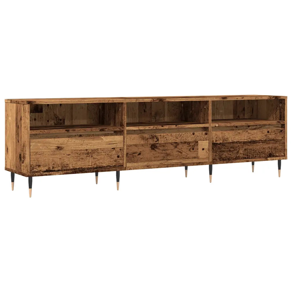Mobile Porta TV Legno Antico 150x30x44,5 cm Legno Multistrato 857185