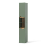 Vicco  Verde/Artigianale 30 x 180 cm Con porte e vani aperti