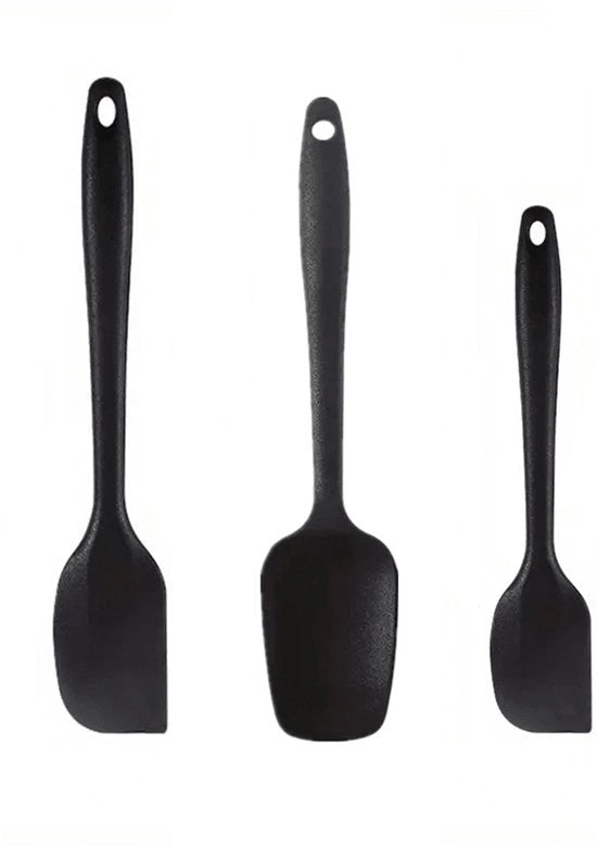 Set di Spatole in Silicone - 3 pezzi - Alta Temperatura - BPA Libero