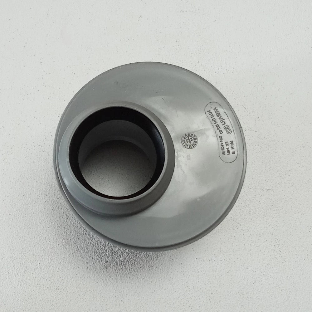 Aumento f 40 x m 90mm raccordo eccentrico con guarnizione
