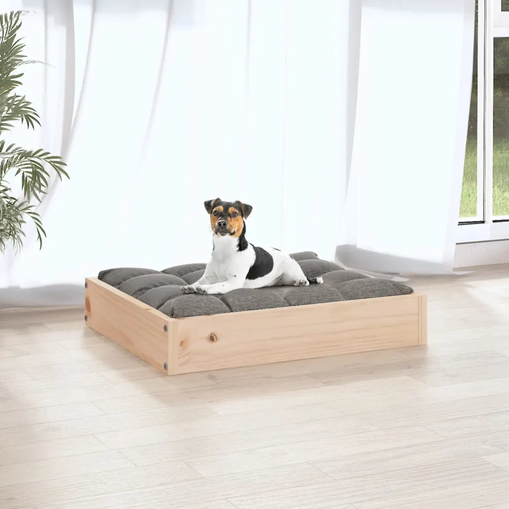 Cuccia per Cani 51,5x44x9 cm in Legno Massello di Pino cod mxl 41023
