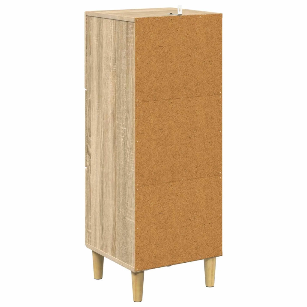Mobile con Cassetti Rovere Sonoma 33 x 34,5 x 90 cm 894617