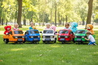 Macchina Elettrica per Bambini Licenza Piaggio Apecar 12V Verde