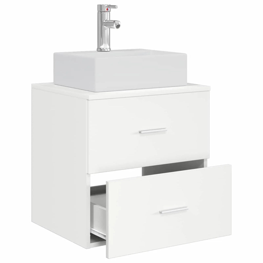 Mobile Lavabo da Parete Bianco 49,5 x 41 x 62,5 cm 890278