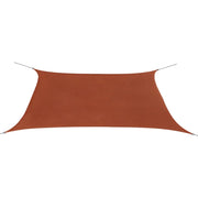 Vela ombreggiante/ombrellone rettangolare in tessuto Oxford 2 x 4 m marrone ocra 02_0008662