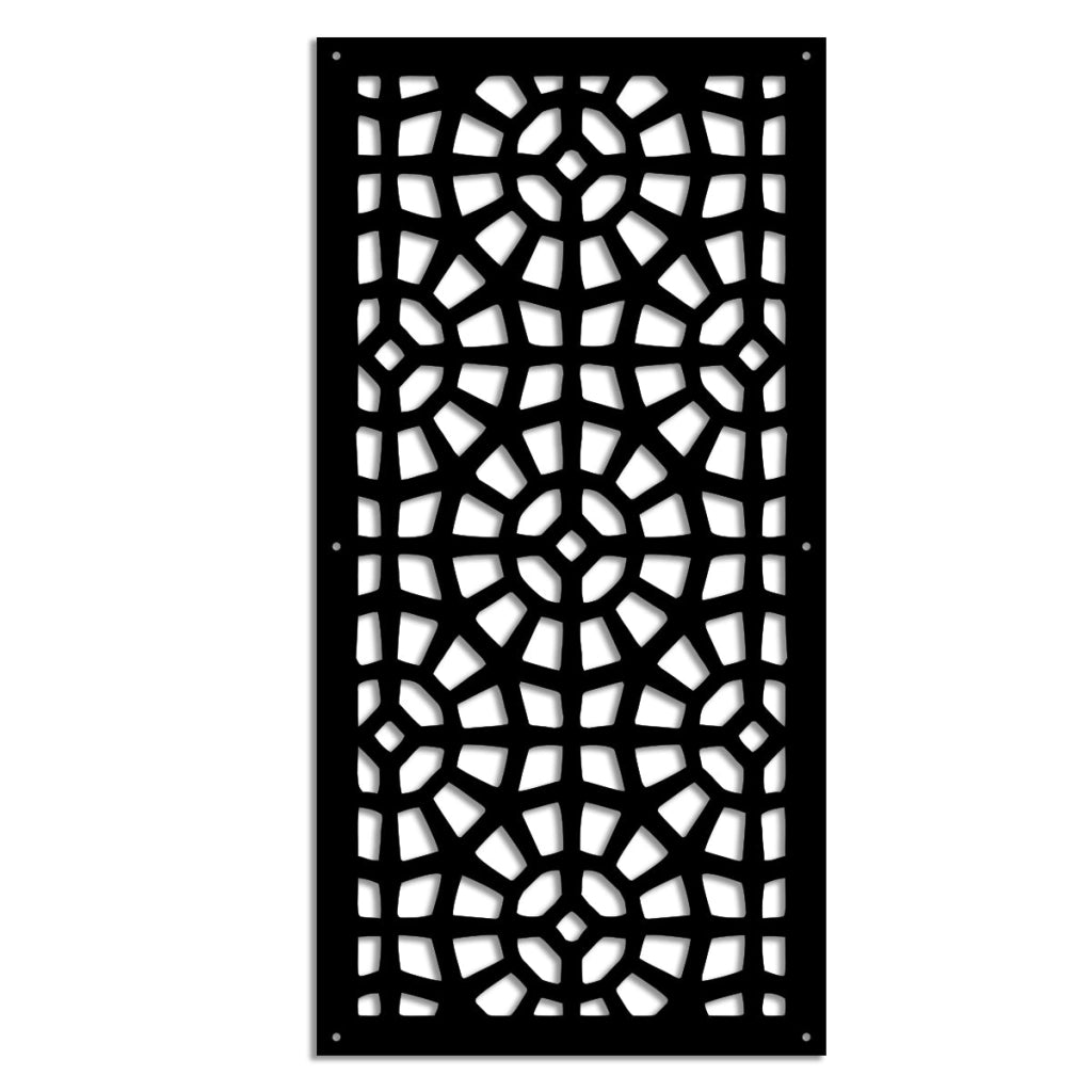 SANPIETRINI - Pannello in PVC traforato - Parasole Misura: 73x148 cm, Colore: nero