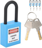 Set di serrature di sicurezza 5 pezzi - Cilindrica - Serratura di ingresso - Piastra antiscivolo - Nylon - Resistente alla corrosione