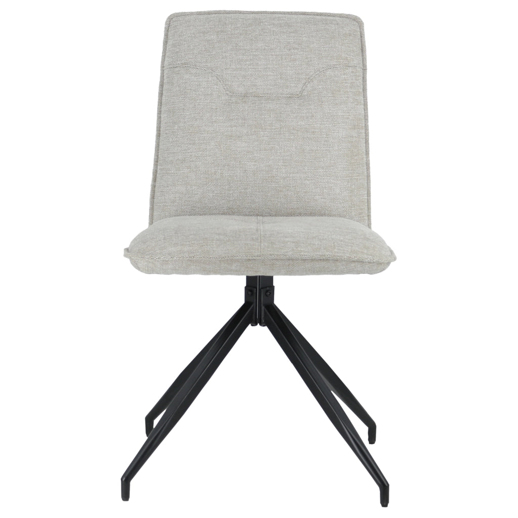 Set di 2 sedie in tessuto AREN beige