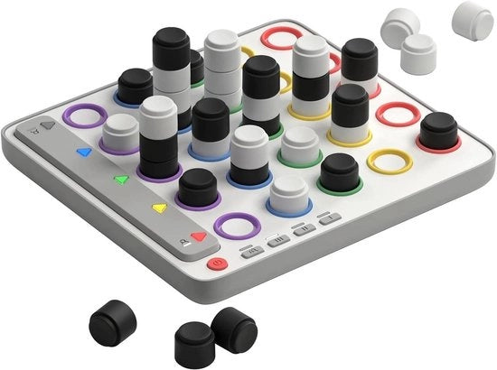Spello 3D Strategico AI-gestito con Arbitro Integrato per 1-2 Giocatori Linea Elettronica per 4 Banchetti di Gioco