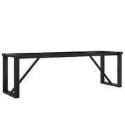 Telaio Gambe a O per Tavolino da Salotto 140x30x43cm in Acciaio