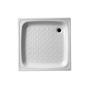 PIATTO DOCCIA IN ACCIAIO BIANCO- cm. 70 x 70 x H. 8- SMAVI- pezzi 1