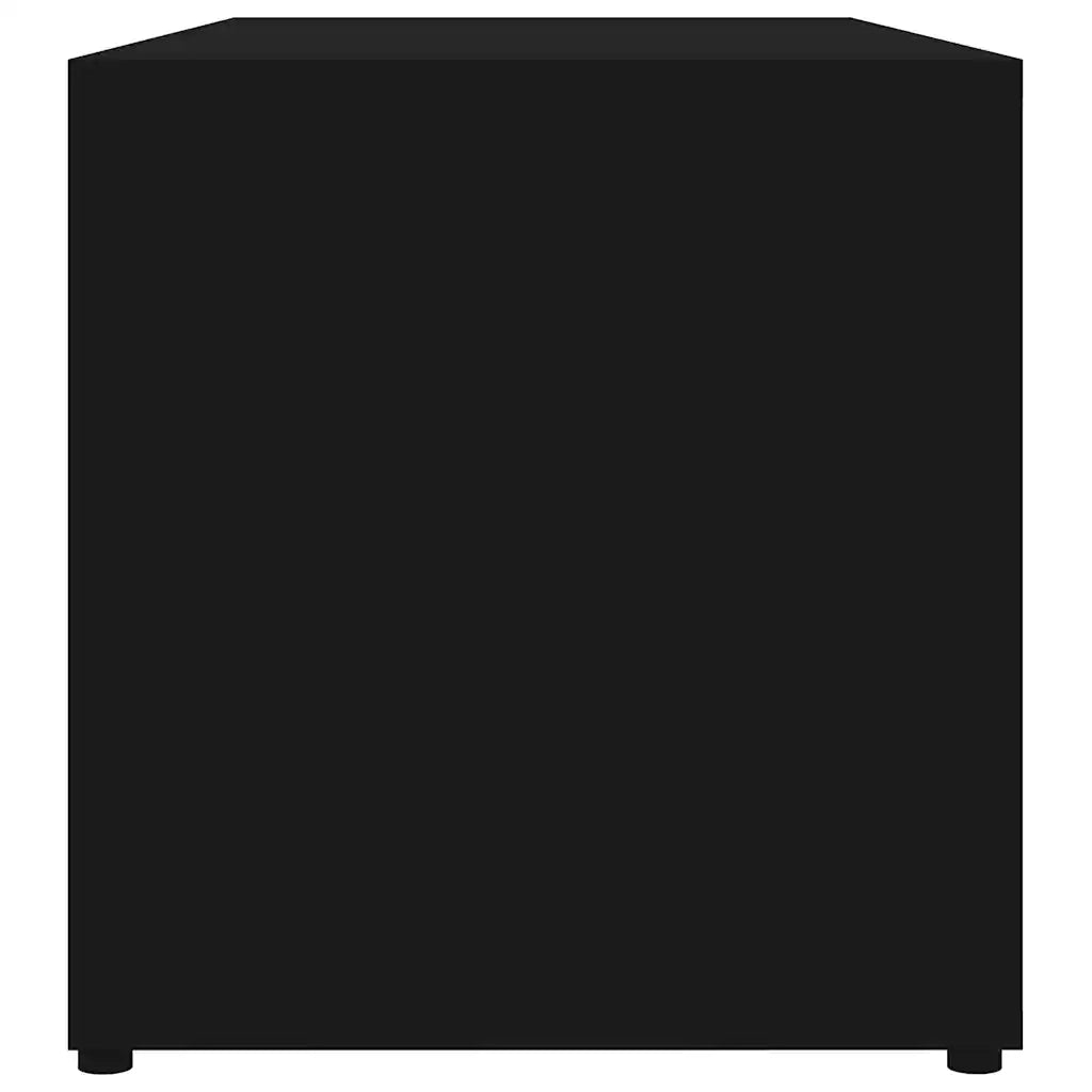 Mobile Porta TV-Mobile per TV-Credenza TV Nero 80x34x36 cm in Legno Multistrato