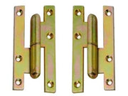 CERNIERE PAUMELLES IN ACCIAIO TROPICALIZZATO- - mm.110x55x3,0 DX - 12 pezzi