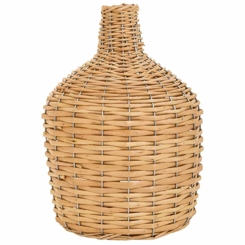 Vaso in vimini marrone d21x29h