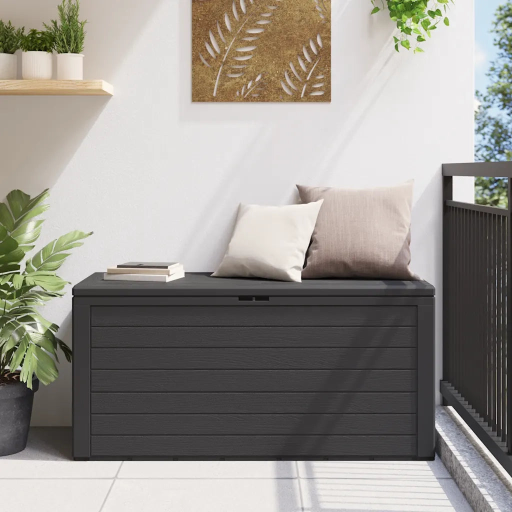 Baule da Giardino Antracite 116x44x55 cm CFW7596120