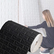 Pannelli da parete 3D in pietra 70 cm x 10 m - Tappeto da parete con aspetto di mattoni, Tappeto da parete impermeabile con aspetto di mattoni, Tappeto da parete per cucina, camera da letto, soggiorno, sfondo TV decorativo