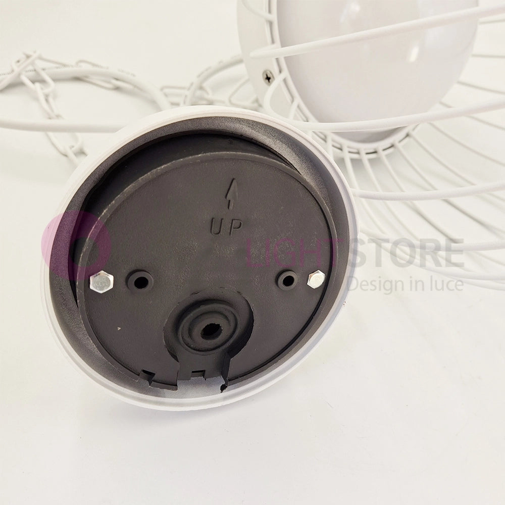 CAGE BIANCO Sospensione LED per Esterno Design Moderno