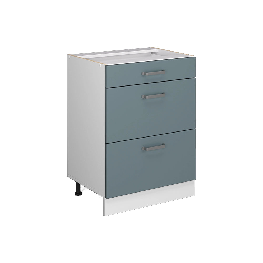 Vicco Frontale cucina Grigio-blu 59.6 x 70.4 cm frontale del mobile per mobile base con cassetti