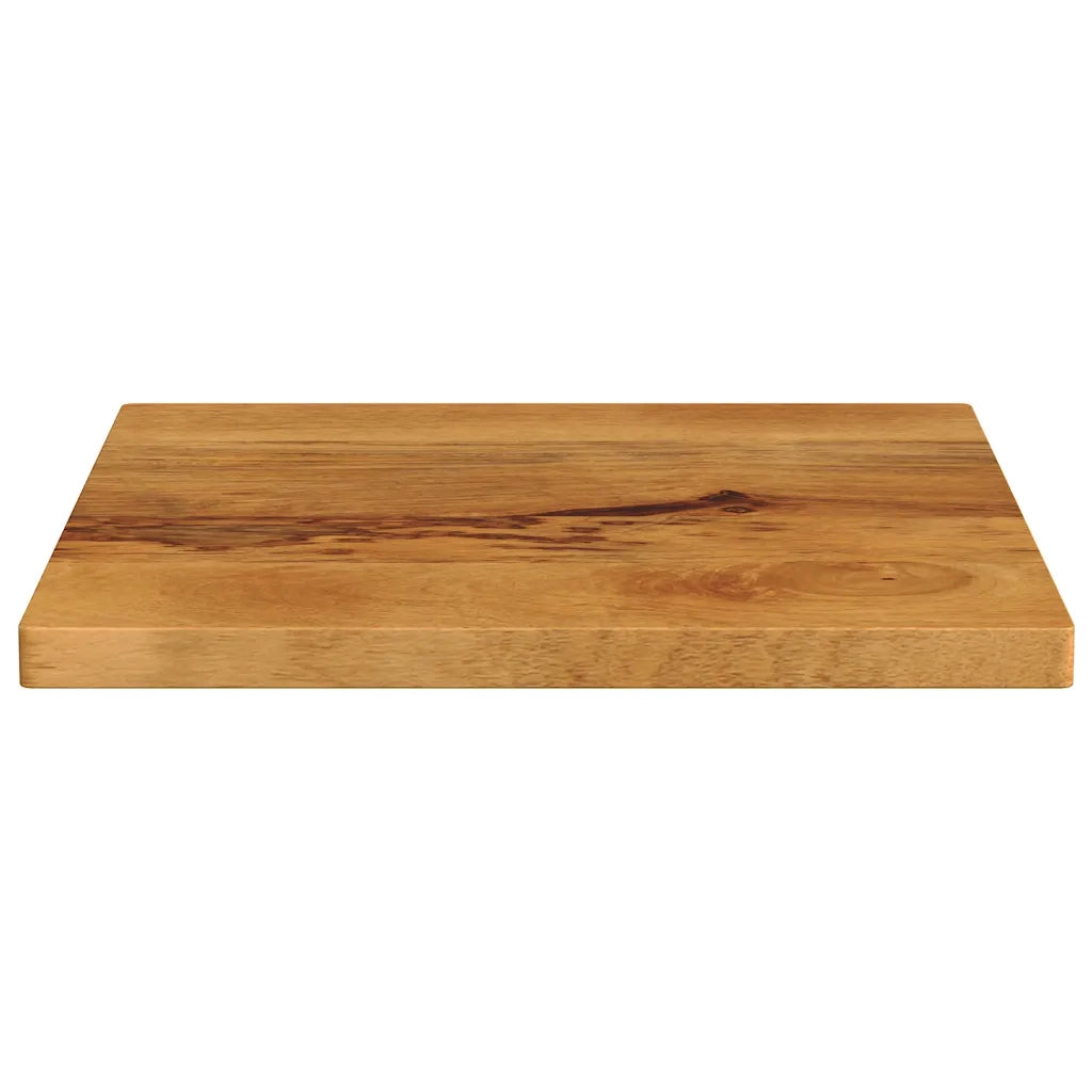Piano Tavolo 60x60x2,5 cm Quadrato Legno Massello di Acacia