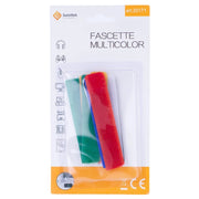Fascette Regolabili e Riutilizzabili in Nylon, 6 Pezzi Multicolore 2x18.4cm