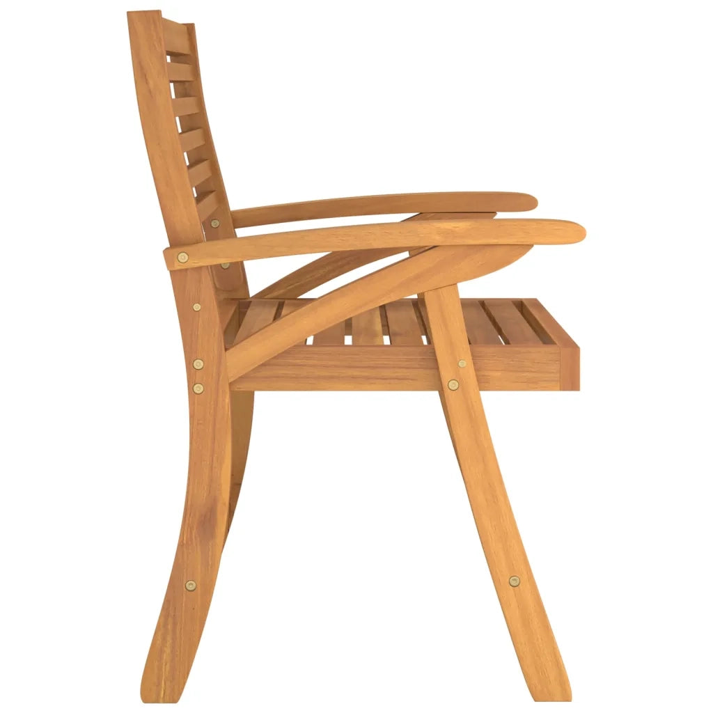 Sedie da Giardino 2 pz 58x58x87 cm Legno Massello di Acacia 363312