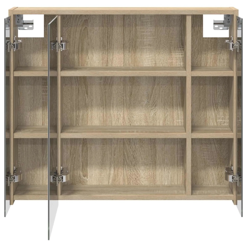 Mobiletto per specchio da bagno Rovere Sonoma