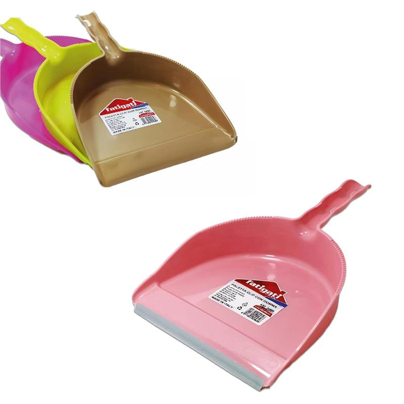 PALETTA CLIP CON GOMMA CON COMODO MANICO IN COLORAZIONE ASSORTITA
