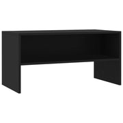 Mobile TV multimediale mensola TV credenza TV sala da pranzo soggiorno camera da letto 80 x 40 x 40 cm legno ingegnerizzato nero 02_0026318