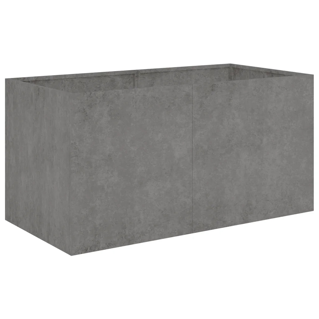 Fioriera 80x40x40 cm in Acciaio Corten 824530