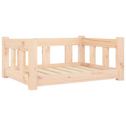 Cuccia per cani comoda cesta da divano 65,5 x 50,5 x 28 cm legno di pino massiccio marrone 02_0042760