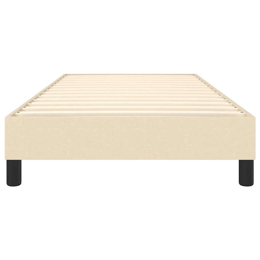 Struttura Letto a Rete a Molle Crema 80x200 cm in Tessuto 3120473