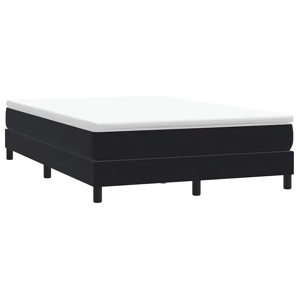Giroletto a Molle senza Materasso-Struttura Letto Nero 160x210 cm in Velluto