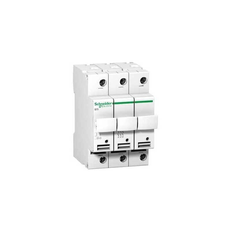 Base Portafusibile Sti 3P Fusibile 10.3X38Mm 500V Ca 50/60Hz