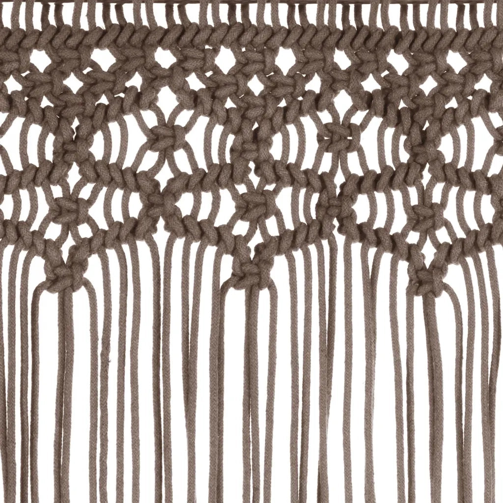 Tenda Macramè Grigio Talpa 140x240 cm in Cotone 323981