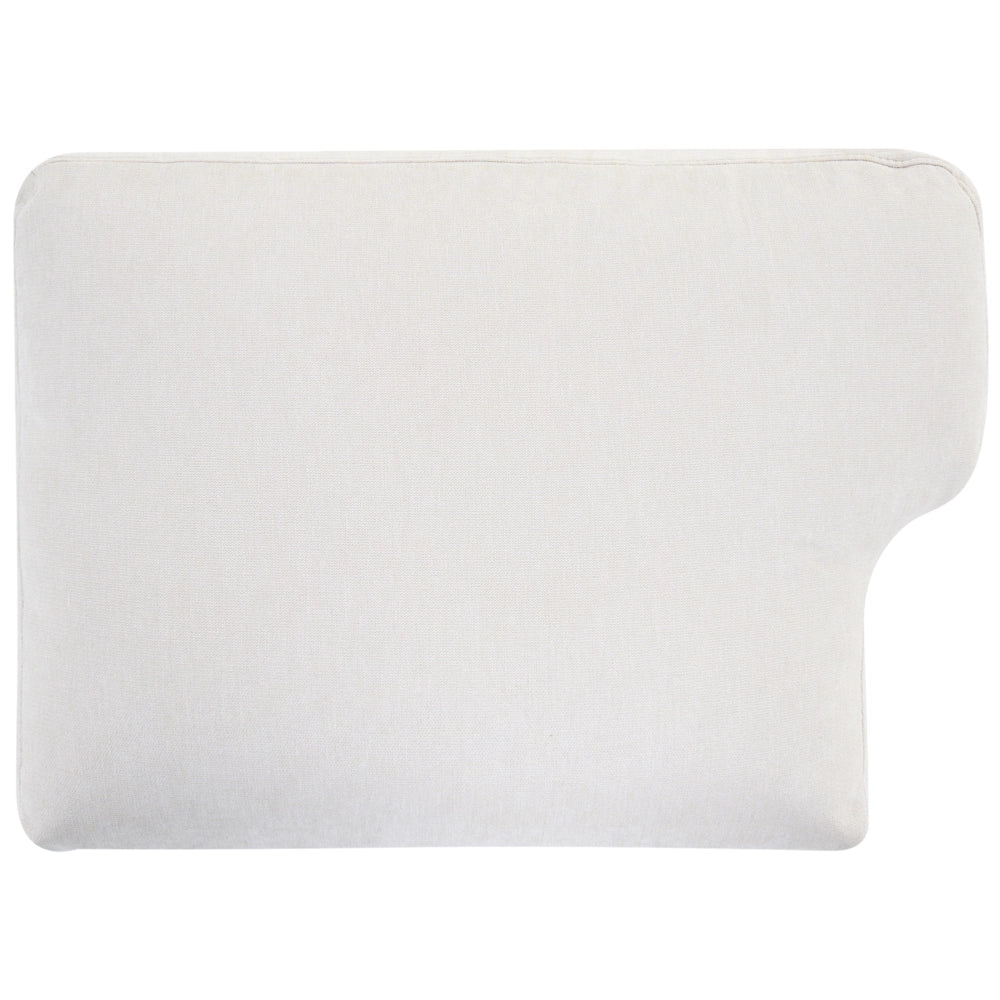 Divano minimalista moderno di metà secolo in tessuto a 2 posti con gambe in metallo rivestite e braccioli beige