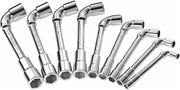 Set di 9 chiavi a tubo sbocco 75.J9PB