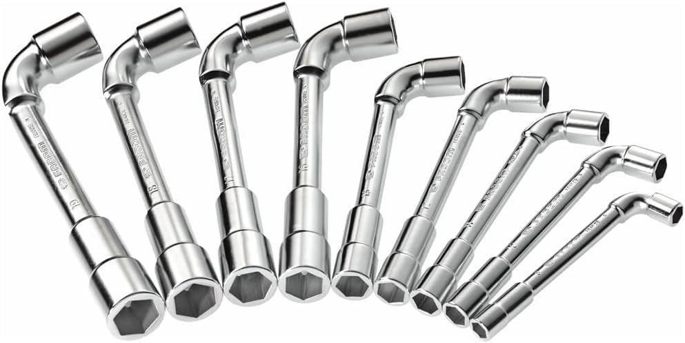 Set di 9 chiavi a tubo sbocco 75.J9PB