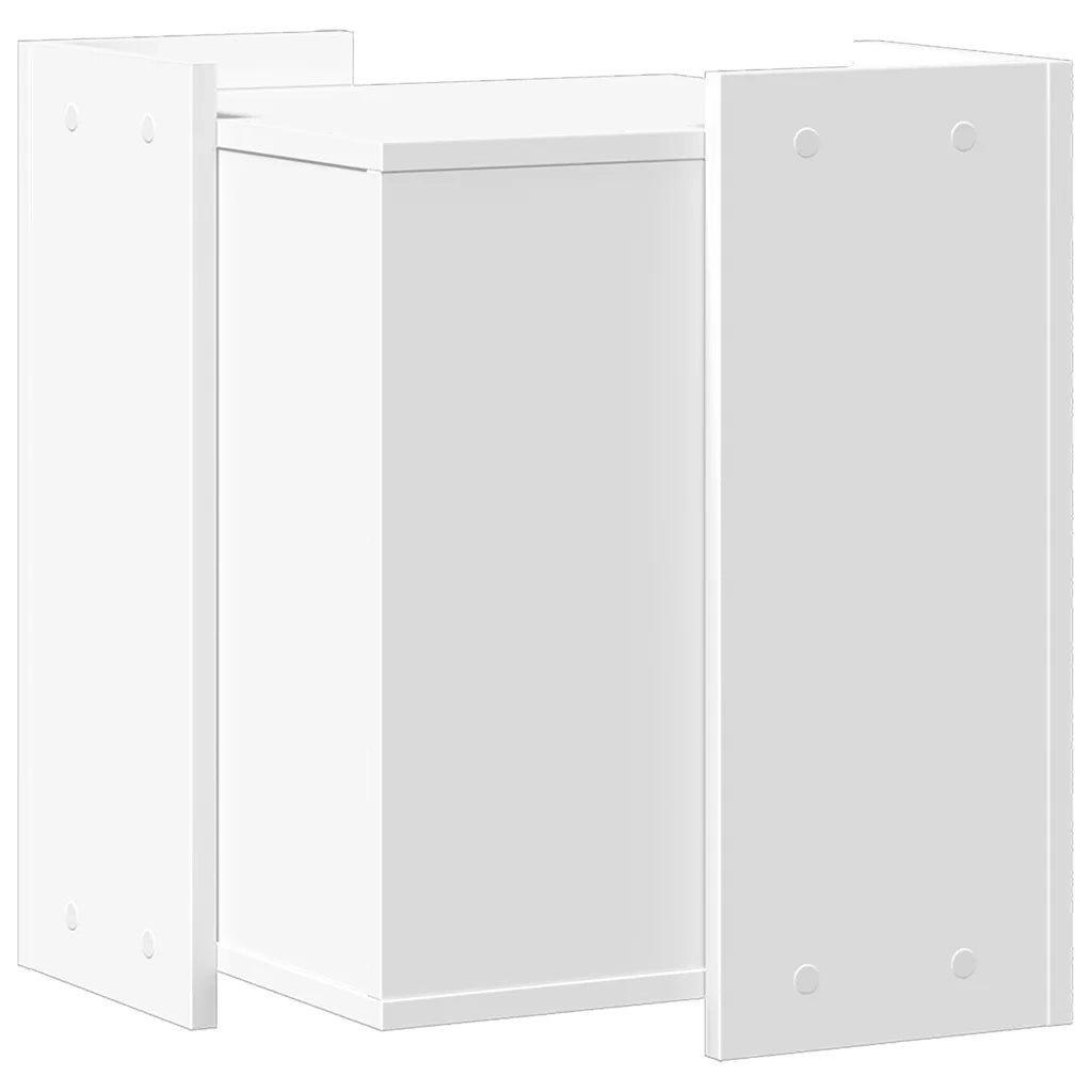 Recinto per Lettiera per Gatti Bianco 80x50x45 cm in Truciolato CFW7109498