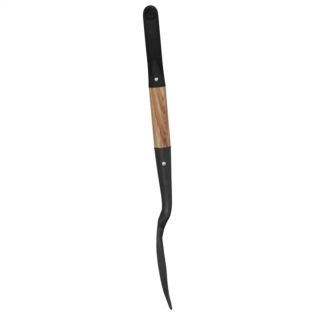 Pala Nero 68,5 cm Acciaio Rivestito e Legno Massiccio CFW5724160