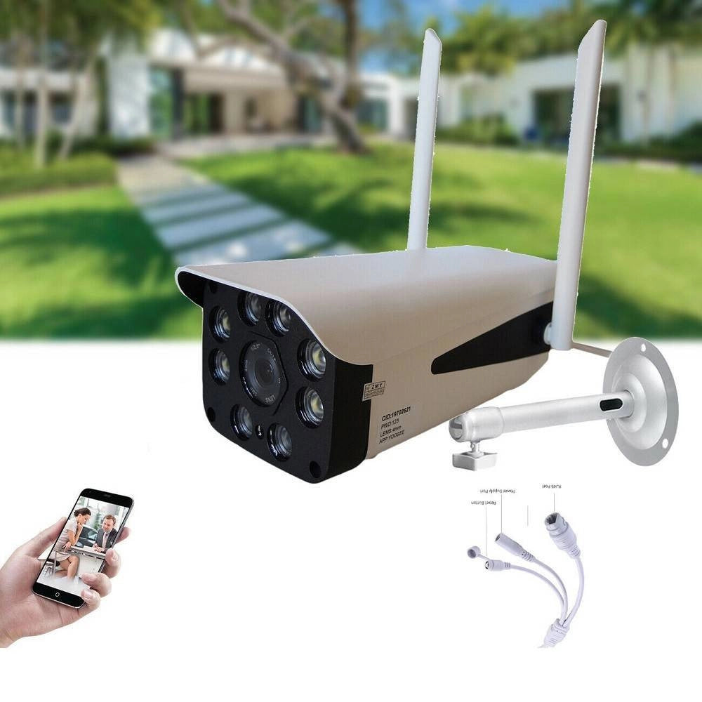 Trade Shop - Telecamera Ip P2p Camera Wireless 8 Led Infrarossi 4mm 3mpx Voice Tf Js968rp -