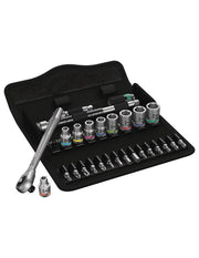 Set di bussole e inserti per avvitare 1/4" WERA 8100 SA 10 Zyklop Metal Imp 1/4" (28 pezzi)