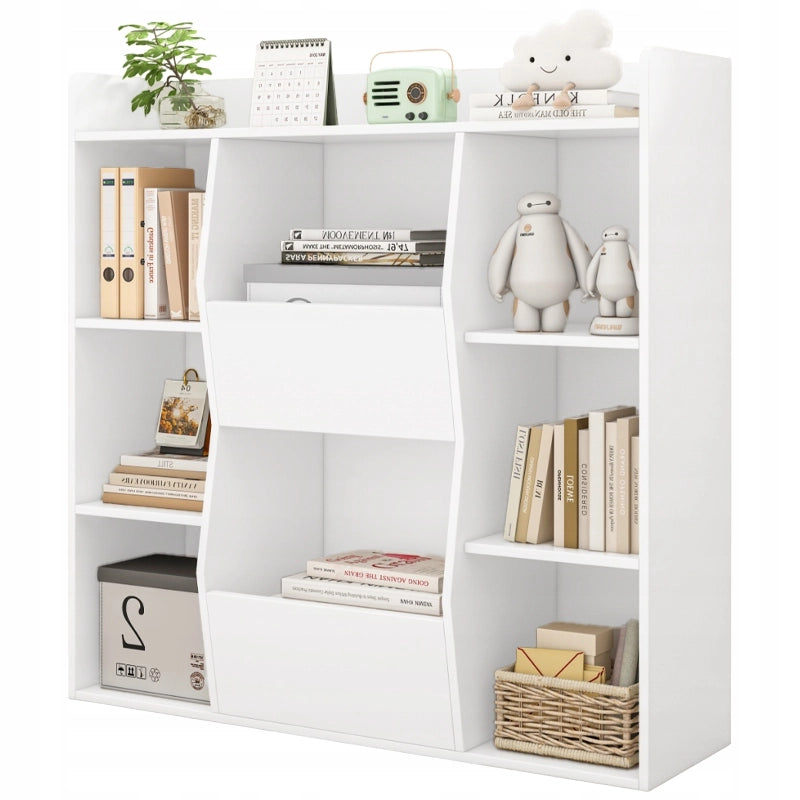Libreria Bianca 106x30x104 cm Elegante e Moderna