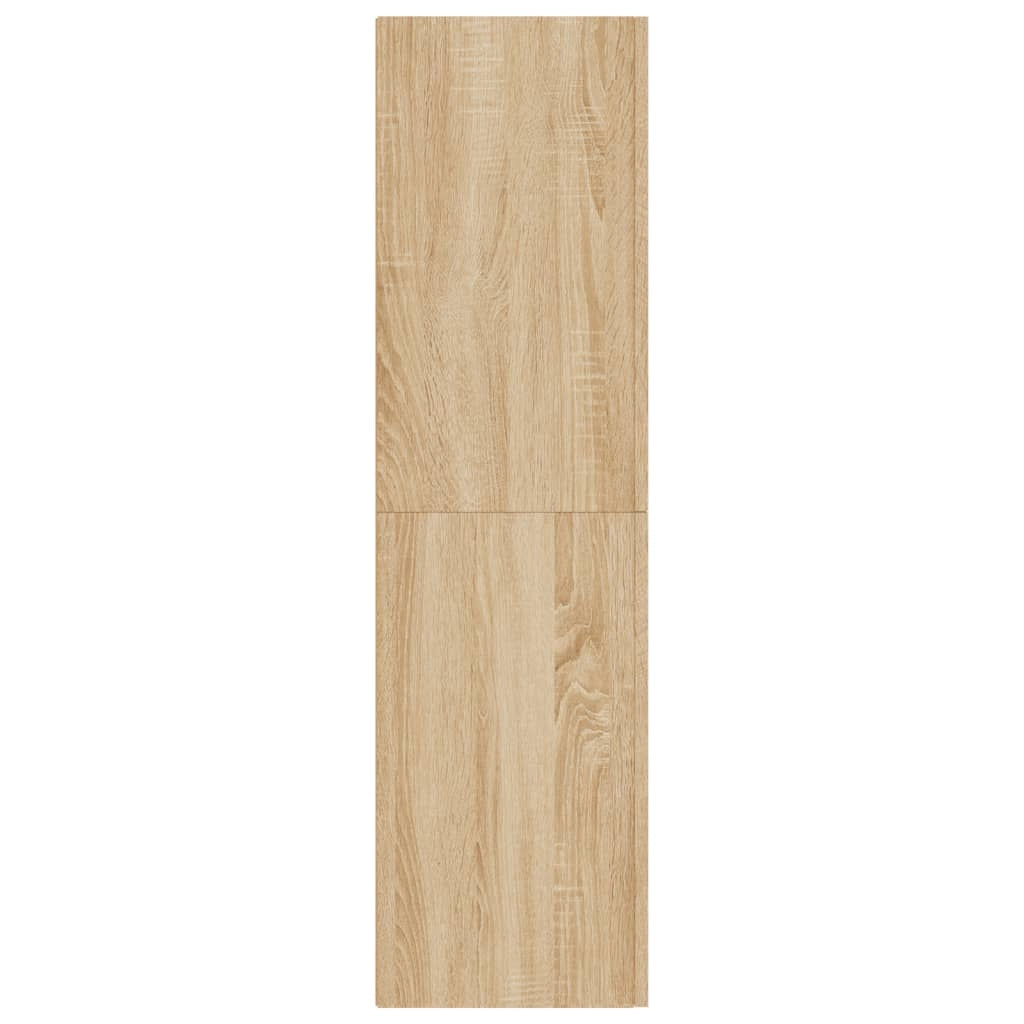 Mobile TV multimediale mensola TV credenza TV sala da pranzo soggiorno camera da letto rovere Sonoma 30,5 x 30 x 110 cm legno ingegnerizzato marrone 02_0027522