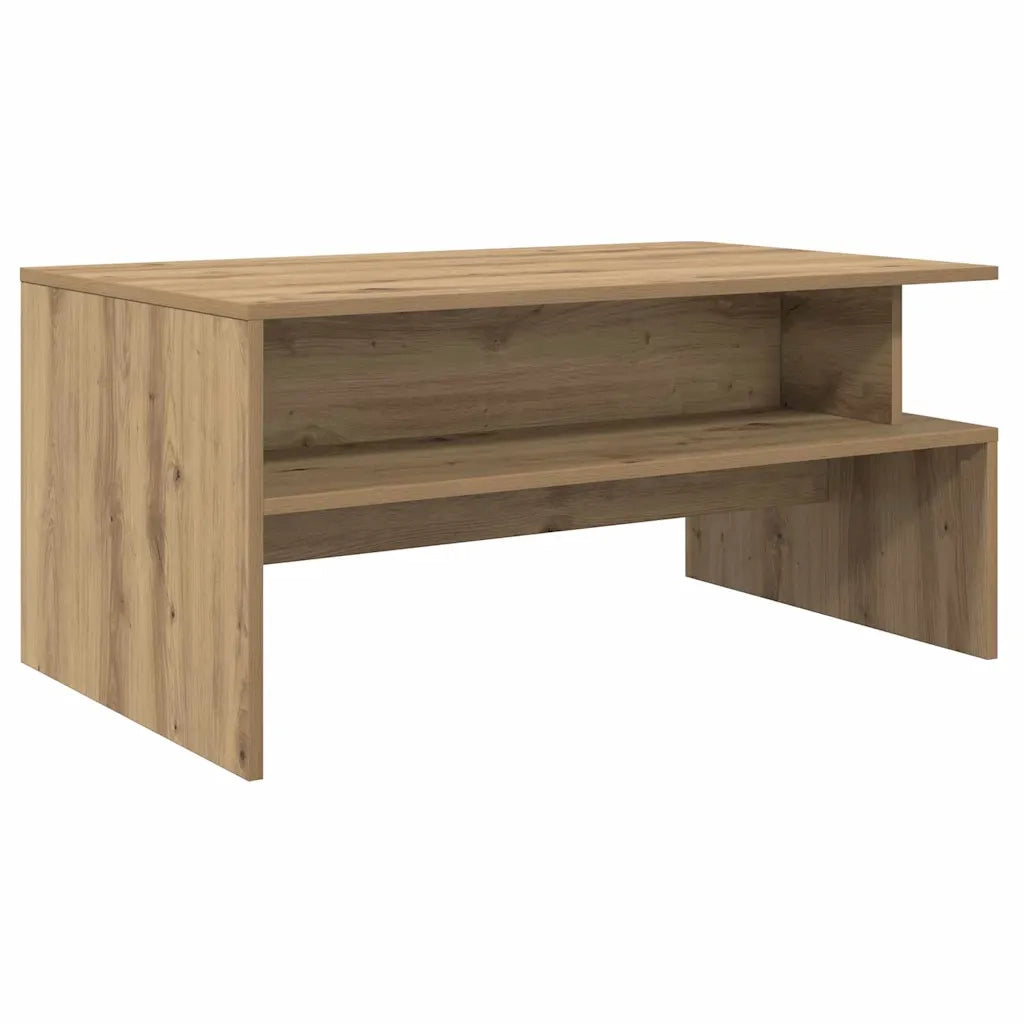 vidaXL Tavolino da salotto rovere artigianale 90 x 55 x 42.5 cm