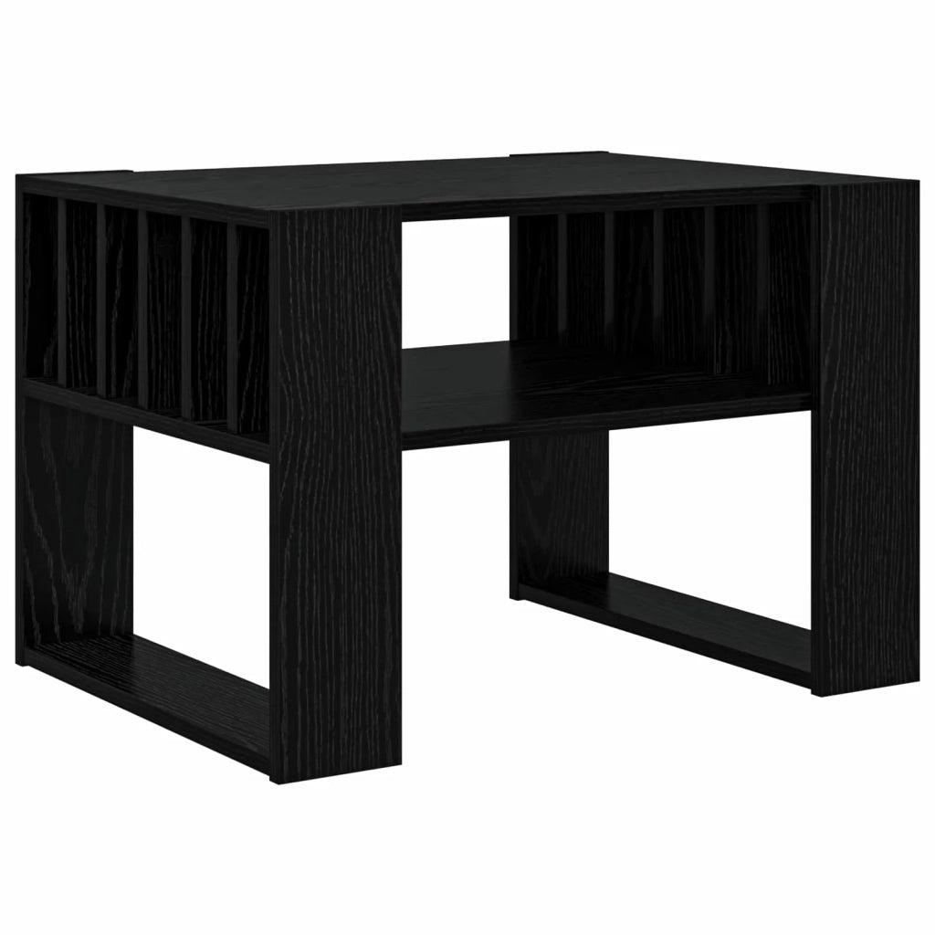 Tavolino da salotto Rovere Nero 66 x 49,5 x 45 cm