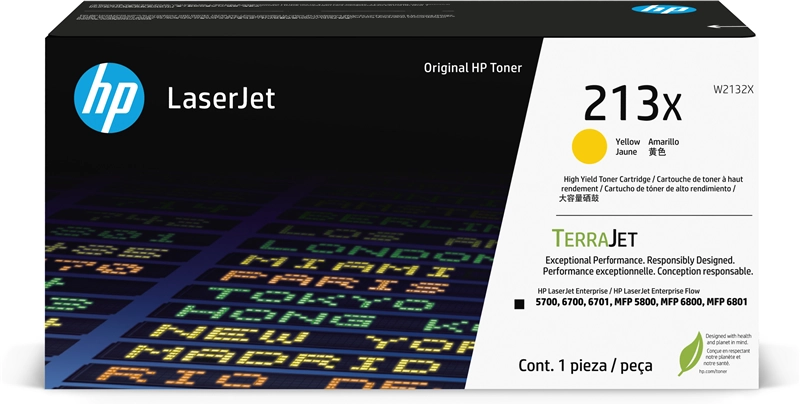 HP Cartuccia toner originale giallo ad alta capacità LaserJet 213X