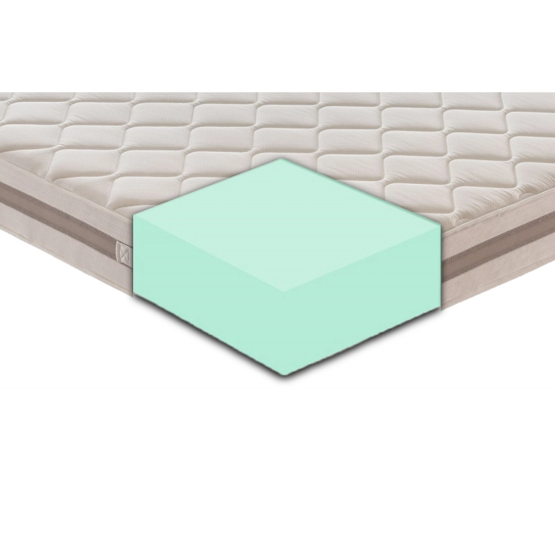 Materasso Jenny schiumato ad acqua | Altezza materasso 21cm – Livello di rigidità 8/10 - 120x200