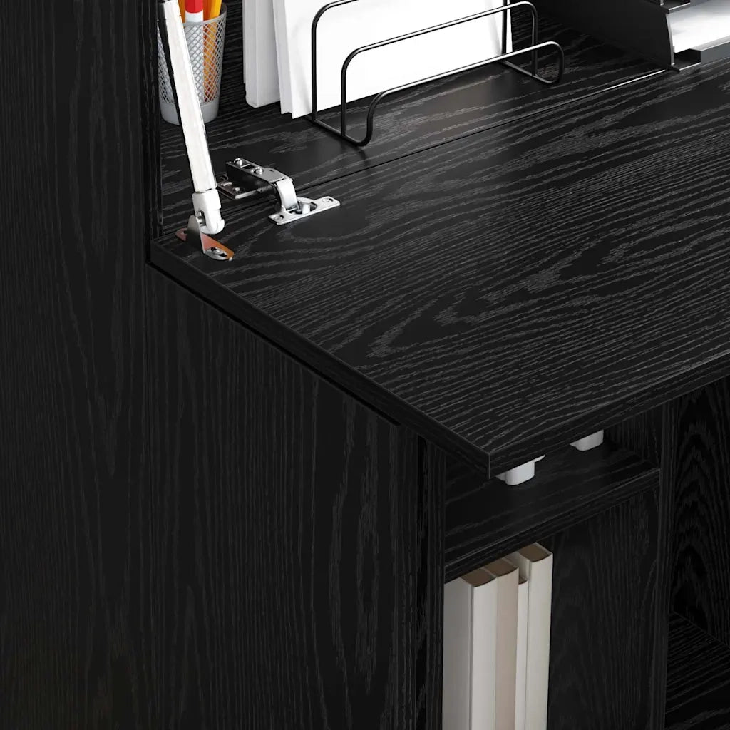 Scrivania Rovere Nero 71,5 x 31,5 x 106,5 cm 869483