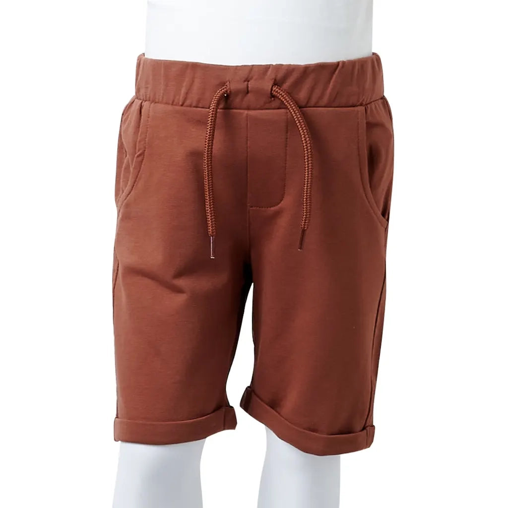 Pantaloncini per Bambini con Coulisse Marrone 128 CFW3530222